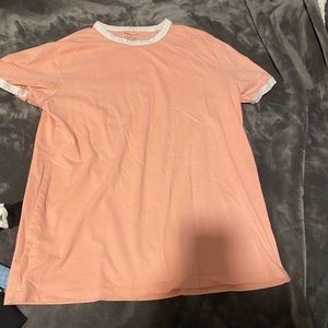 H&M Pink shirt with White outlines